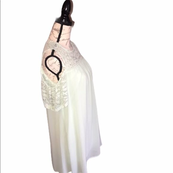 NWT As U Wish Cold Shoulder Dress Light Green Large - Picture 10 of 10